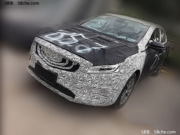 吉利KC-2路试车谍照曝光 与博瑞同平台