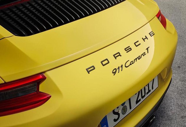 保时捷911 Carrera T官图 明年1月上市