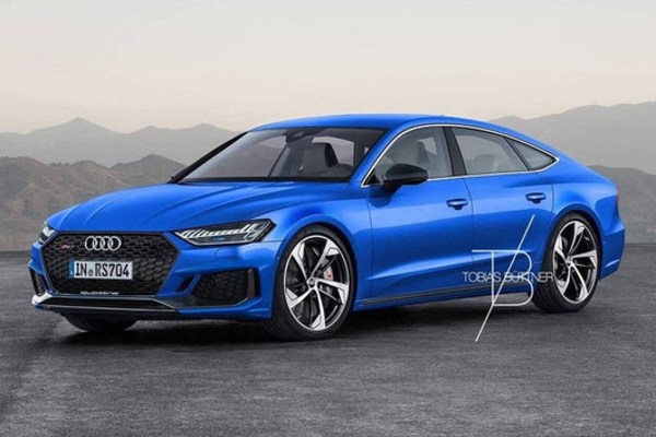 曝奥迪RS7渲染图 最大功率或达700马力