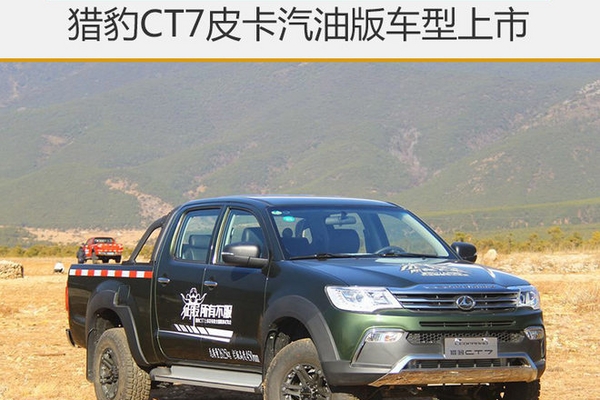 猎豹CT7皮卡汽油版车型上市 售7.98万起
