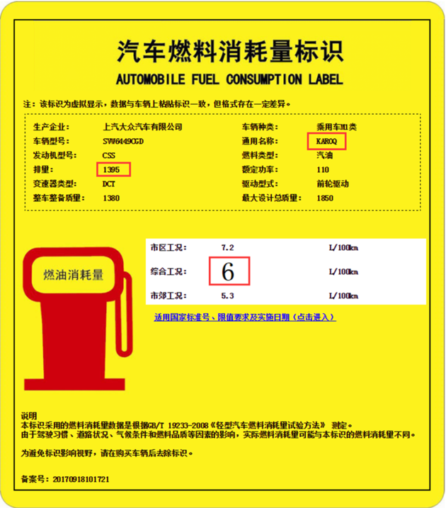 斯柯达KAROQ油耗曝光 将于2018年上市