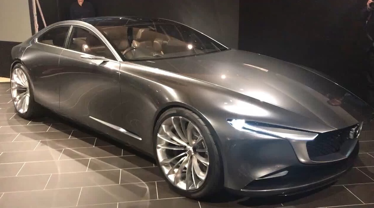 东京车展，马自达后驱概念车，Vision Coupe，从新一代马自达6开...