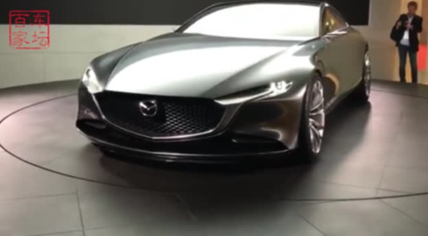 全新马自达Vision Coupe概念车发布，新车采用了第二代魂动设计语...