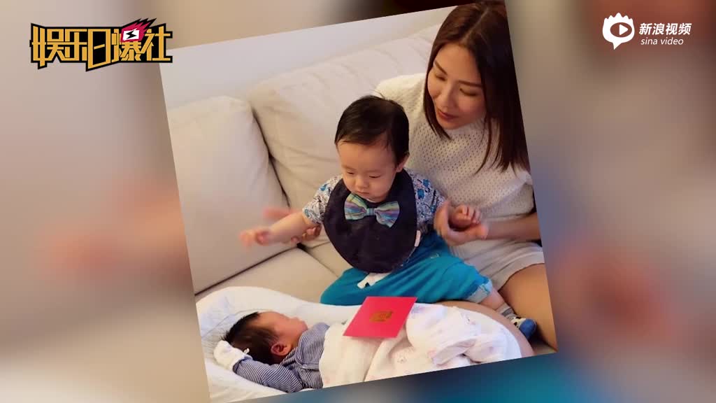 胡杏儿产后首晒儿子 小家伙高鼻梁大耳朵超可爱|胡杏儿|陈敏之