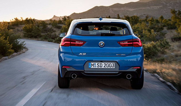 宝马X2量产版官图曝光 于2018年初亮相