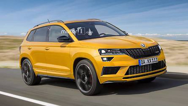 曝斯柯达KAROQ RS效果图 有望明年亮相