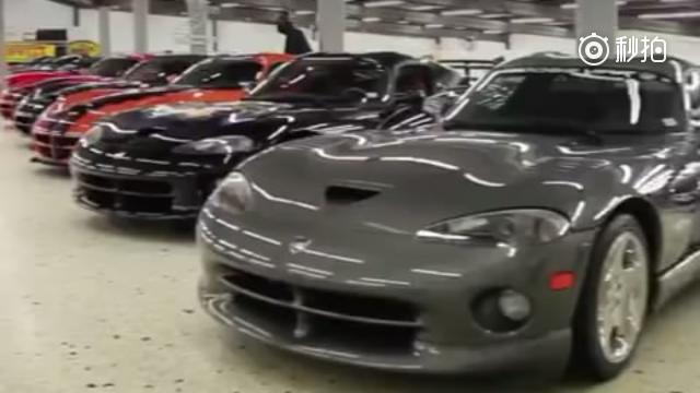 美国一对老夫妇花费750万收藏了140辆跑车，其中80辆是蝰蛇...