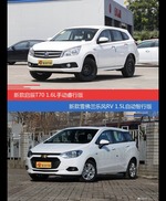 启辰T70和乐风RV价位相似却各有优势