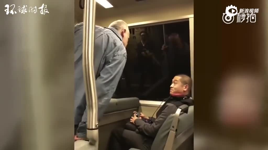 旧金山地铁上白人男暴力攻击亚裔男：讨厌中国人