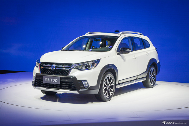 车展实拍启辰新款T70 外观升级/新增动力