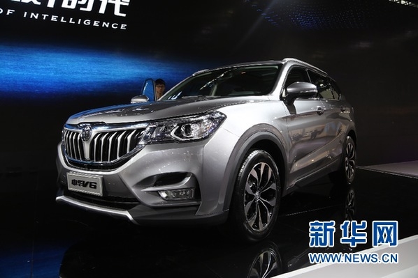 宽体智联SUV 华晨中华V6广州车展首发