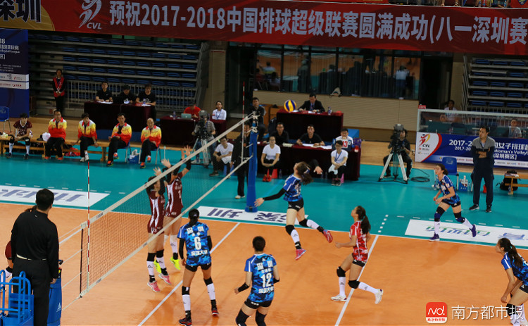 八一深圳女排五连胜,下周六迎来深圳德比第二