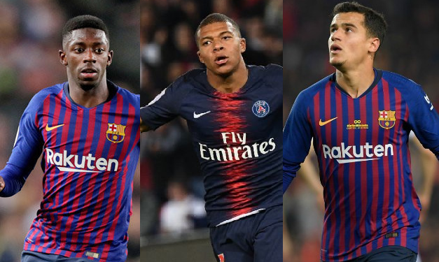 巴萨1.6亿先生成替补 拿去他换姆巴佩?这位置