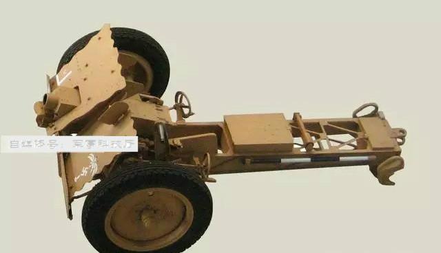 德国75毫米步兵炮外形很可爱, 炮管几乎看不到