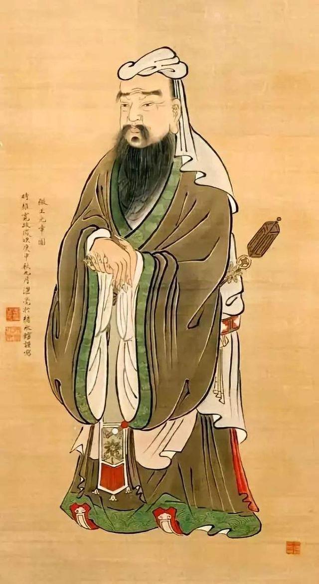 孔子究竟长什么模样?从一幅佛画的内容,就可以知道孔子真正长相