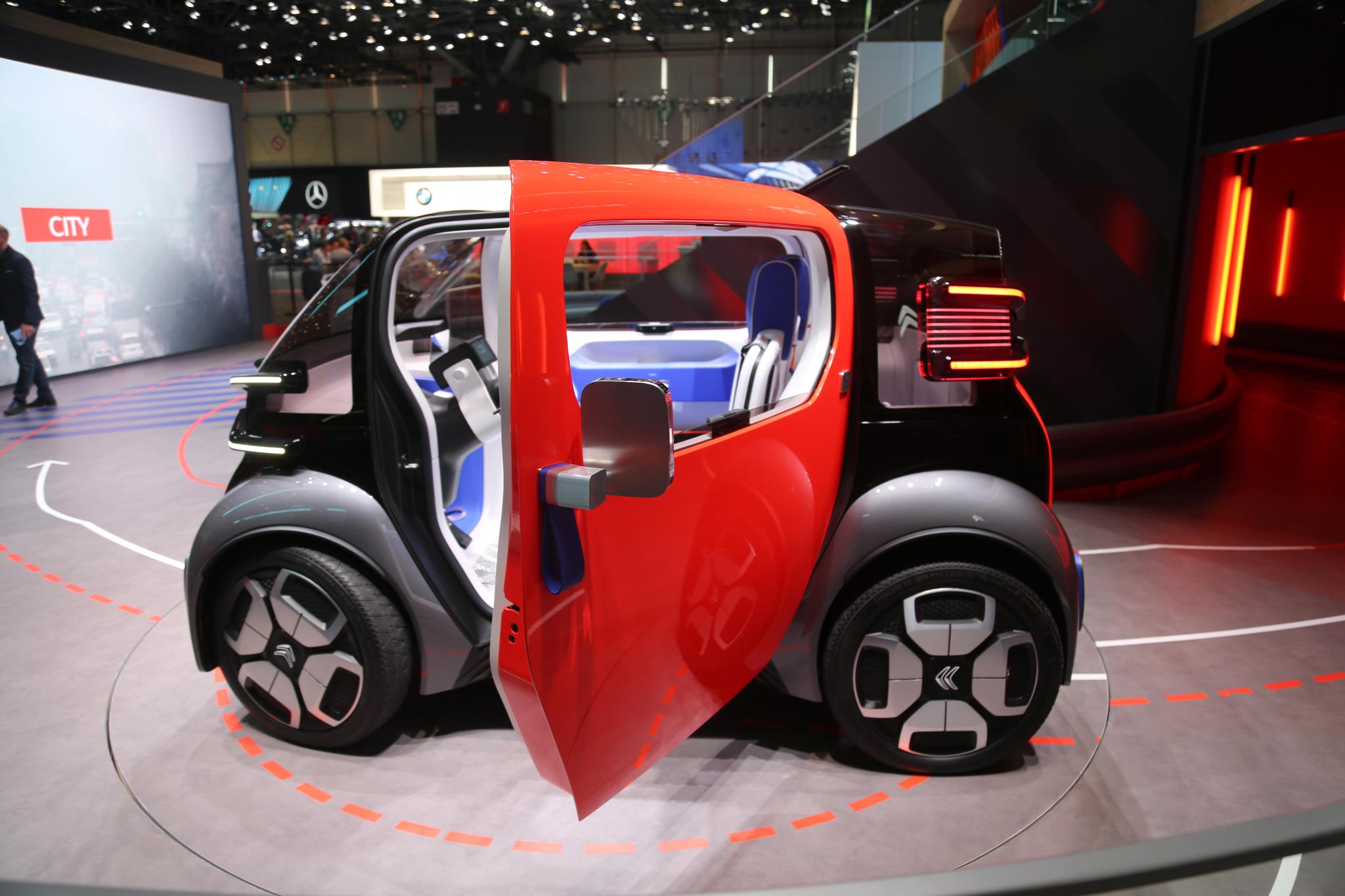 雪铁龙 AMI ONE 微型纯电动概念车，日内瓦车展首发！