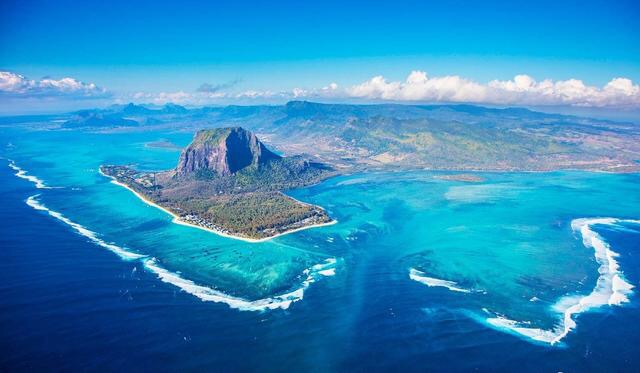 毛里求斯 壯觀海底瀑布