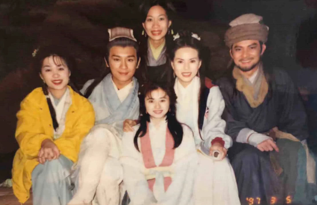 97版天龙八部幕后照片