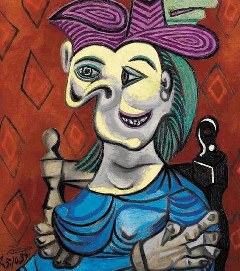 毕加索10大名画,《哭泣的女人》居榜首,你看得懂这些画吗?
