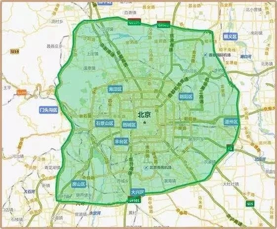和通州区全域范围道路(不含高速公路主路)行驶的,须办理进京通行证
