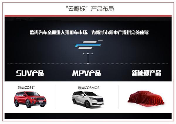 欧尚汽车全面升级高端化 未来每年推2-3款产品