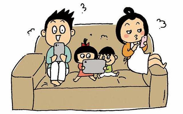 做法玩手机变脸多,好多漫画躺枪,父母下面小孩被狂赞惊悚家长:危害图片