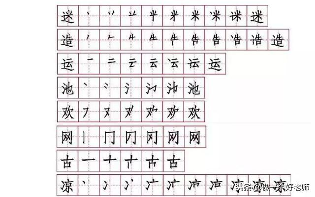人民日报力荐:一写就错的28个汉字笔顺,家长