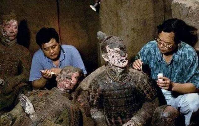 秦始皇陵墓图片开棺图片