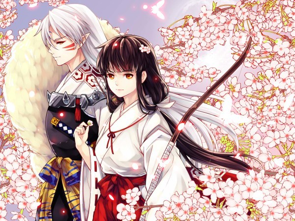 犬夜叉,12张你没有的绝美桔梗壁纸,第2张美若真人