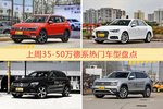 35-50万德系车型上周热度排行揭晓，途观领跑