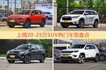 20-25万SUV车型上周热度排行揭晓，途观领跑