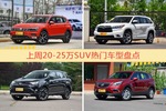 20-25万SUV车型上周热度排行揭晓，途观领跑