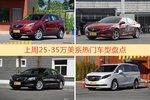 25-35万美系车型上周热度排行揭晓，昂科威领跑