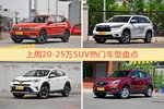 20-25万SUV车型上周热度排行揭晓，途观领跑