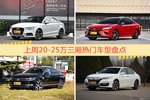 一周20-25万三厢车型热度排行出炉，奥迪A3夺冠