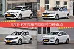 威驰FS/昕动等，5月5-8万两厢车型空间口碑汇总