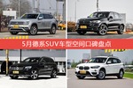 5月德系SUV车型空间口碑数据揭晓，大家偏爱哪些车？