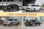 50-70万欧系车型上周热度排行揭晓，奔驰GLC级领跑