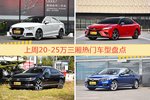 一周20-25万三厢车型热度排行出炉，奥迪A3夺冠