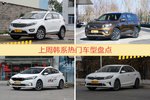 韩系车型上周热度排行揭晓，智跑领跑