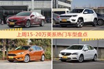 一周15-20万美系车型热度排行出炉，君威夺冠