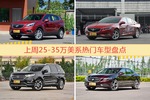 一周25-35万美系车型热度排行出炉，昂科威夺冠