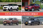 标致5008/昂科威等，6月20-25万SUV车型内饰口碑汇总