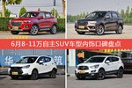 6月8-11万自主SUV车型内饰口碑数据揭晓，大家偏爱哪些车？