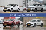 哈弗H6/荣威RX5等6月11-15万SUV车型销量汇总