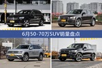 奔驰GLC级/奥迪Q5等6月50-70万SUV车型销量汇总
