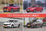 7月5-8万自主车型内饰口碑数据揭晓，大家偏爱哪些车？