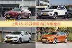 15-20万美系车型上周热度排行揭晓，君威领跑