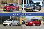 宝骏510/五菱宏光等7月5-8万车型销量汇总