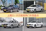11-15万欧系车型上周热度排行揭晓，朗逸领跑